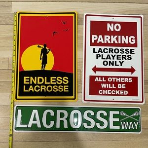 3 Lacrosse Signs